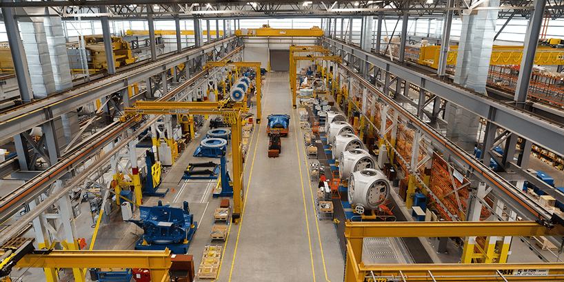 machines in a manufacturing plant
